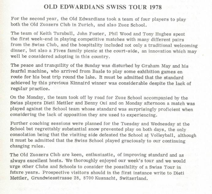 eds swiss tour 78