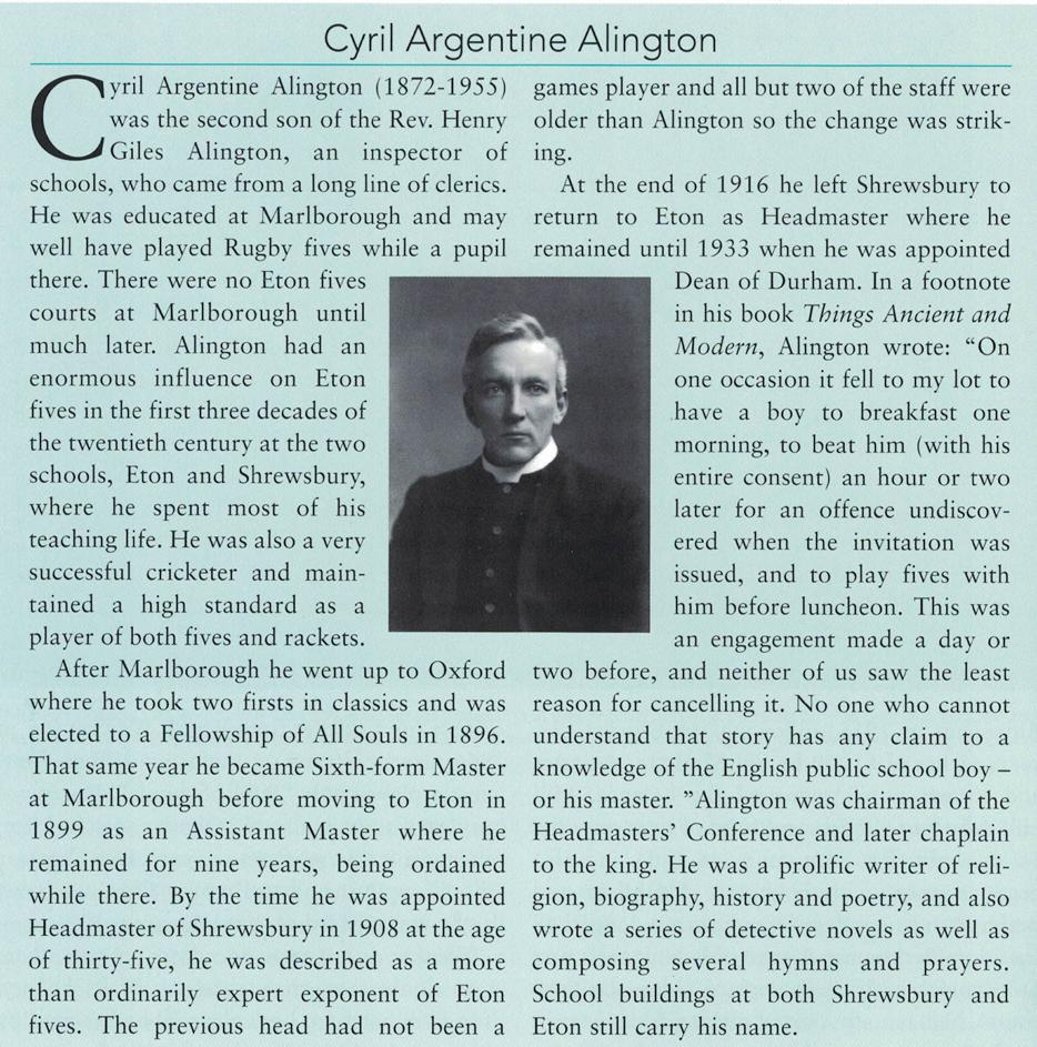 cyril alington